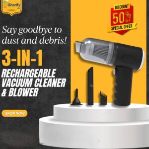 11.11 Sale Imported Cordless 3-in-1 Rechargeable  Cleaner and Blower - Cleans up every corner of your Home and Car