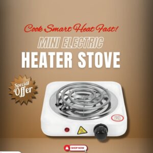 Mega sale offer - Imported Multifunctional Portable Mini Electric Heater Stove with Adjustable Temperatures & Hot Round Countertop Burner in Rs 2300 only